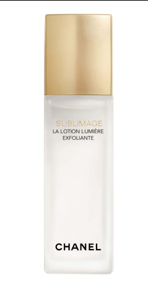 chanel sublimage la lotion lumiere exfoliante|Chanel sublimage creme reviews.